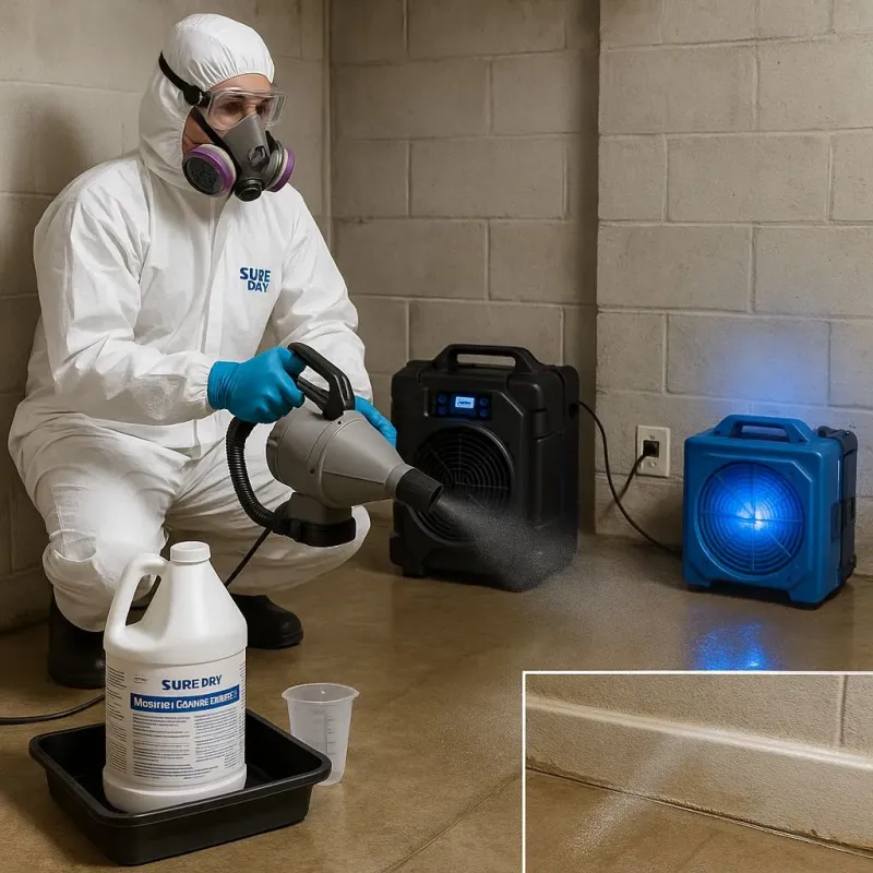 Sanitization and Odor Removal process in West Des Moines, IA